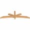 Ekena Millwork Alberta Smooth Timber Gable Bracket, Western Red Cedar, 72"W x 24"H x 3 1/2"D x 3 1/2"F, 8/12 Pitch GBW072X24X0404ALB00SWR - alternate 2